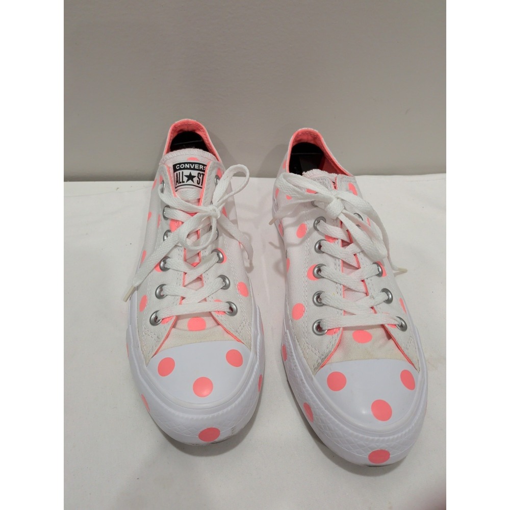 Converse Chuck Taylor All Star Low Polka Dot W Sz 10 - Picture 2 of 8